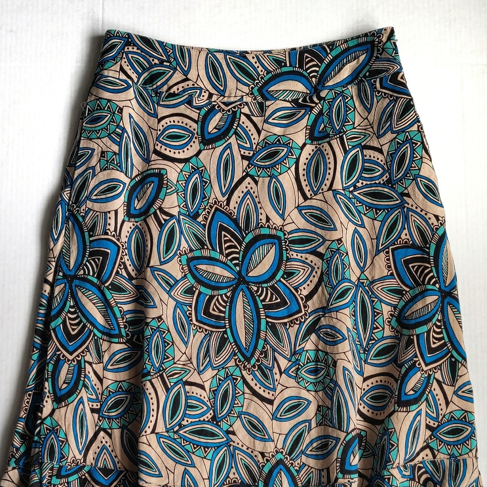 East 5th Linen Trumpet Skirt 10p